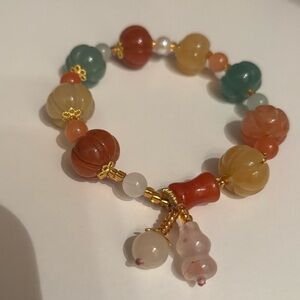 Fall Themed Crystal Bracelet
